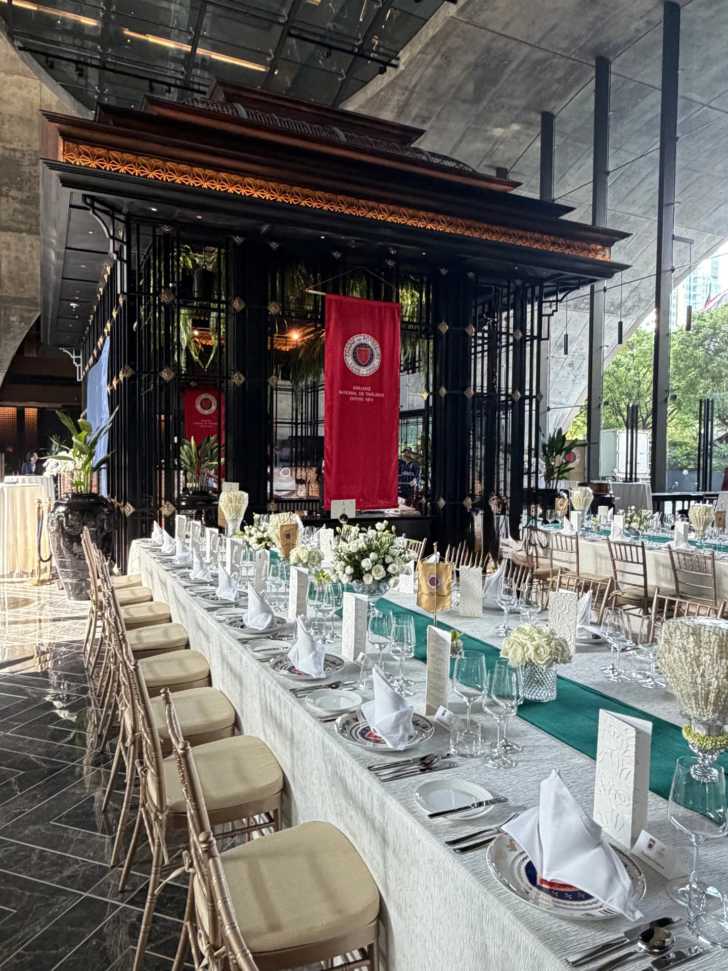 Sindhorn Kempinski in Bangkok — a dinner of the Bailliage de Bangkok Rattanakosin
